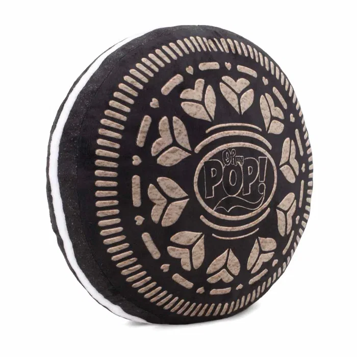 Oh My Pop Cojín Grande Black Cookie Marrón 34 x 38 x 12 cm