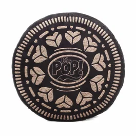 Oh My Pop Cojín Grande Black Cookie Marrón 34 x 38 x 12 cm