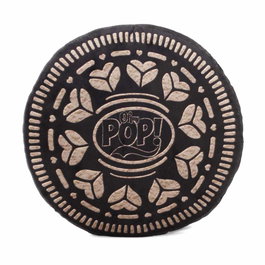 Oh My Pop Cojín Grande Black Cookie Marrón 34 x 38 x 12 cm