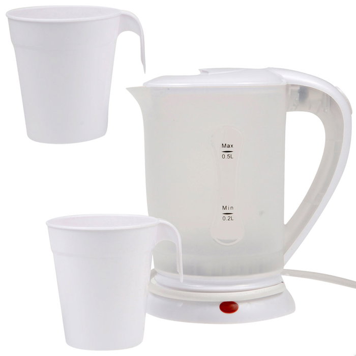 Hervidor Agua 500 Ml Con 2 Mugs Day Hervidor Agua 500 Ml Con 2 Mugs Day