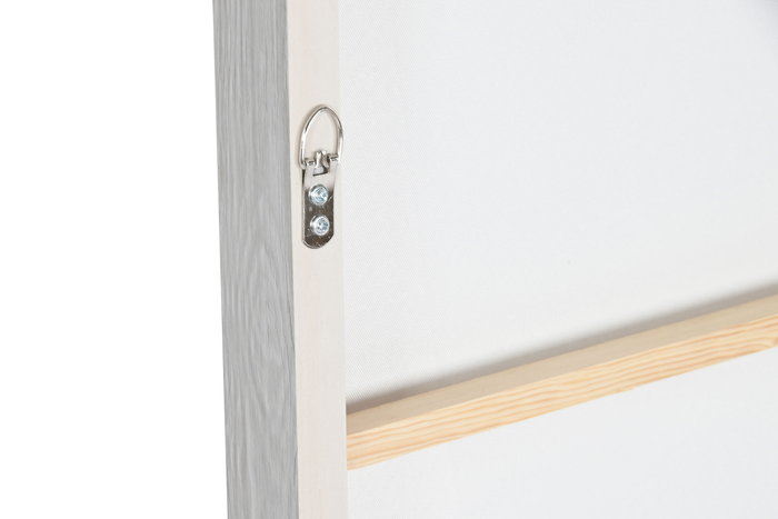 DKD Home Decor Cuadro Moderno Gris Negro Abstracto Lienzo Poliester 103 x 143 cm