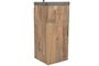 DKD Home Decor Lámpara de Pie de Teca y Hierro Hecha a Mano