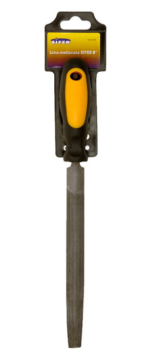 SIFER Lima Mediacaña 6 Pulgadas Entre Fina con Mango SIFER Lima Mediacaña 6 Pulgadas Entre Fina con Mango