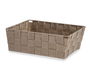 Kipit Cesta Tela Rectangular Sin Asas 24 cm x 8 cm x 20 cm Beige Poliester (Set de 24)