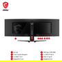 MSI MPG 491CQPDE Monitor Gaming Curvo QD-OLED 124.46cm (49") 5120 x 1440 DQHD Negro