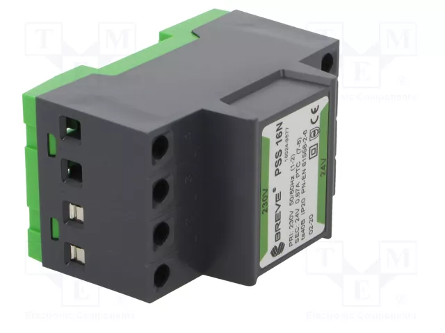BREVE TUFVASSONS Transformador de red 16VA 230VAC/24V