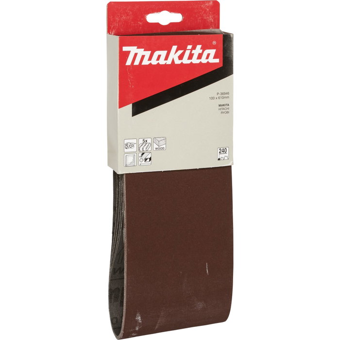 Makita Cintas de Lijado 100x610mm K240 Makita Cintas de Lijado 100x610mm K240