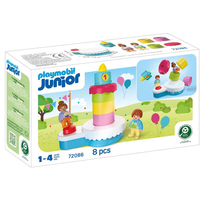 PLAYMOBIL Junior Tarta de Cumpleaños 72086 PLAYMOBIL Junior Tarta de Cumpleaños 72086