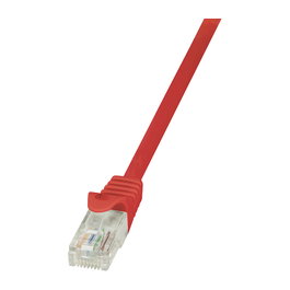 LogiLink Patch Cable Cat.5e U/UTP 0,50m rojo