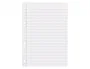 Liderpapel Recambio A5 100 hojas 75gr pauta 2.5mm con margen 6 taladros