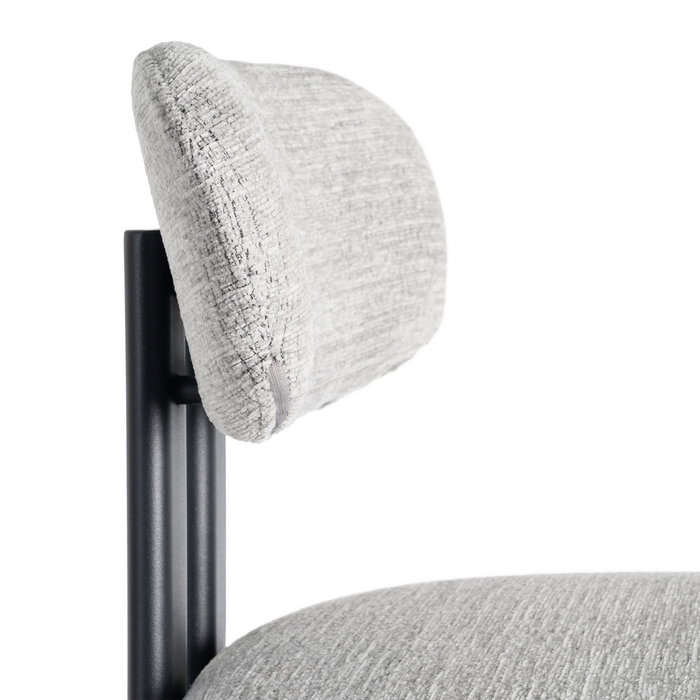 Taburete 75 cm Gris Tejido-Metal 50 X 47 X 109 cm (Set de 2) Taburete 75 cm Gris Tejido-Metal 50 X 47 X 109 cm (Set de 2)