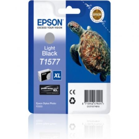 Epson Cartucho de Tinta T1577 XL Negro Claro Epson Cartucho de Tinta T1577 XL Negro Claro
