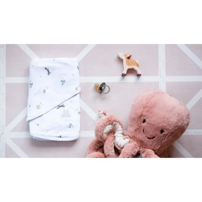 RED CASTLE Manta Arrullo Miracle™ Happy Fox / Bies White para Bebé – Envolvente y Tranquilizadora, Ayuda a un Sueño Profundo y Natural