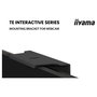 Iiyama TE6513A-B2AG Panel Plano Interactivo 4K UHD de 65 Pulgadas con Android 14, 3840 x 2160 Pixeles, Wi-Fi 6, Bluetooth, Toque 40 Puntos, 60W Altavoces, para Educacion