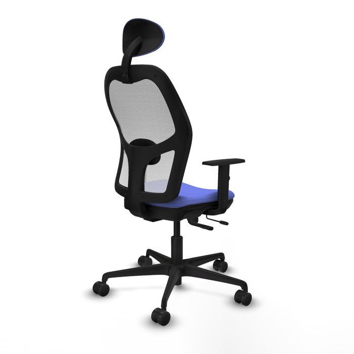 PIQUERAS Y CRESPO Silla de oficina Jorquera Sincro/Traslack Azul claro y Blanco
