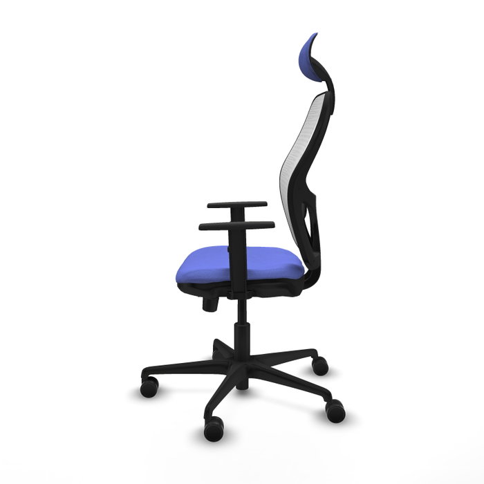 PIQUERAS Y CRESPO Silla de oficina Jorquera Sincro/Traslack Azul claro y Blanco