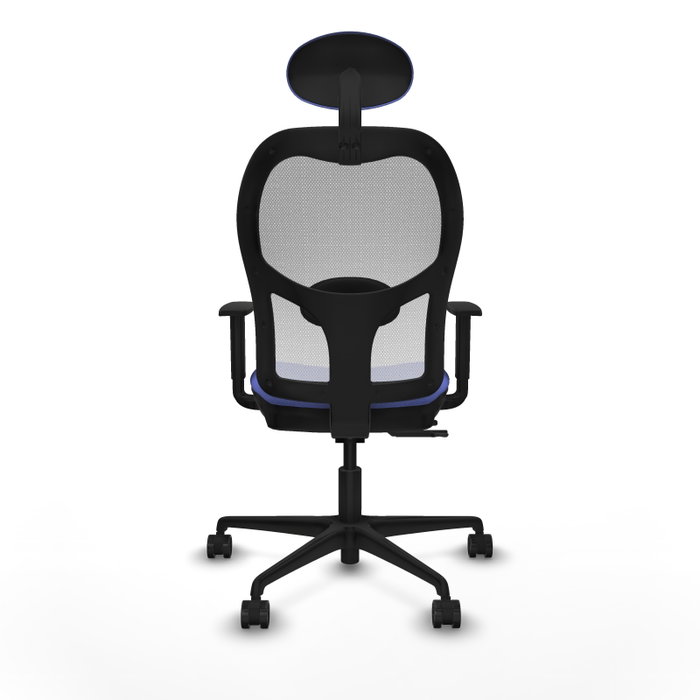 PIQUERAS Y CRESPO Silla de oficina Jorquera Sincro/Traslack Azul claro y Blanco