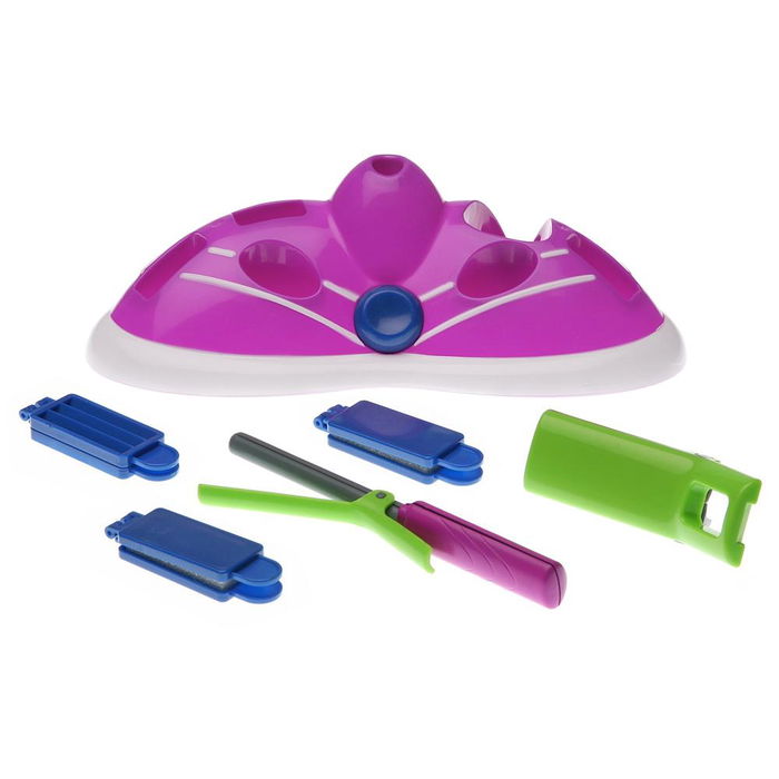 Bizak Estudio Mechas y Rizador 3 en 1 - Juego para Tintes de Pelo, Mechas de Color y Ondas