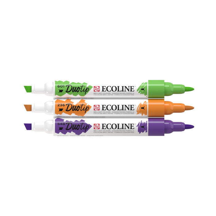 Ecoline Estuche Secundario Duotip con 3 colores