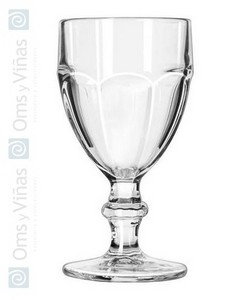 Libbey Copa de Vino Gibraltar, Vidrio, 25 cl, 150 mm de Alto, 80 mm de Diámetro, Borde Grueso (Set de 36)