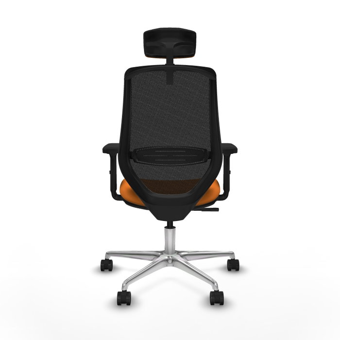 PIQUERAS Y CRESPO Silla de oficina Mardos Naranja y Negro PIQUERAS Y CRESPO Silla de oficina Mardos Naranja y Negro