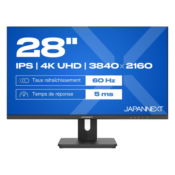 JAPANNEXT JN-IPS280UHD60F-C65W-HSP - Monitor 4K UHD IPS 71.1 cm (28") 3840x2160p 5ms HDR10 AMD FreeSync 65W USB-C, Negro JAPANNEXT JN-IPS280UHD60F-C65W-HSP - Monitor 4K UHD IPS 71.1 cm (28") 3840x2160p 5ms HDR10 AMD FreeSync 65W USB-C, Negro