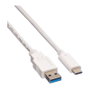 VALUE 11999010 Cable USB 3.2 Gen 2 Micro-USB A a USB C Blanco