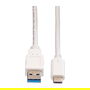 VALUE 11999010 Cable USB 3.2 Gen 2 (3.1 Gen 2) Micro-USB A a USB C, 0.5 m, Blanco