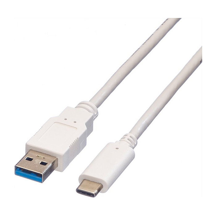 VALUE Cable USB 3.2 Gen 2 Micro-USB A a USB C Blanco 0,5 m VALUE Cable USB 3.2 Gen 2 Micro-USB A a USB C Blanco 0,5 m