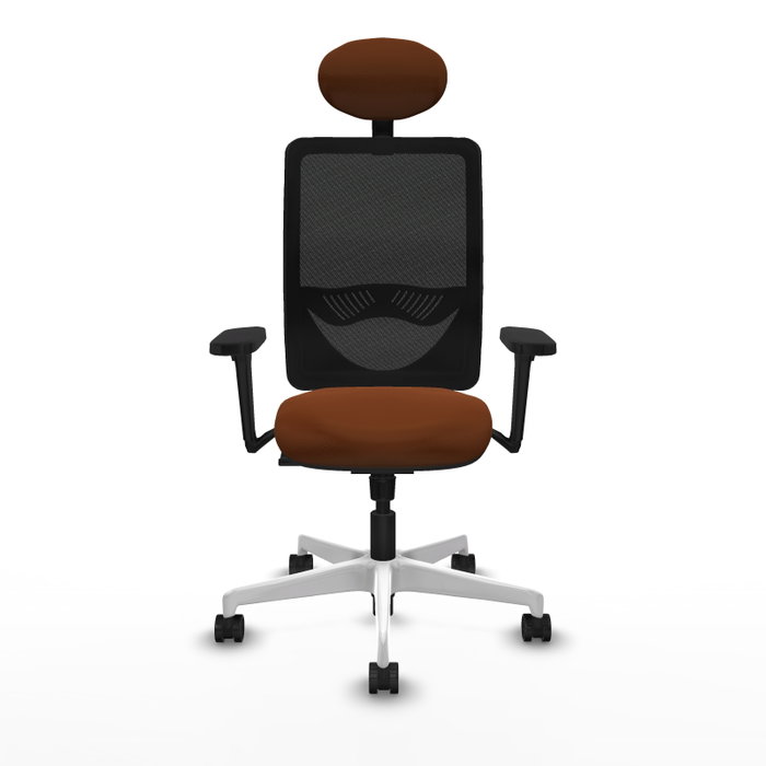 PIQUERAS Y CRESPO Silla de oficina Zulema con Mecanismo Sincro, Marrón y Negro PIQUERAS Y CRESPO Silla de oficina Zulema con Mecanismo Sincro, Marrón y Negro
