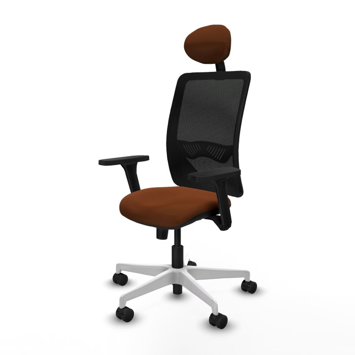 PIQUERAS Y CRESPO Silla de oficina Zulema con Mecanismo Sincro, Marrón y Negro PIQUERAS Y CRESPO Silla de oficina Zulema con Mecanismo Sincro, Marrón y Negro