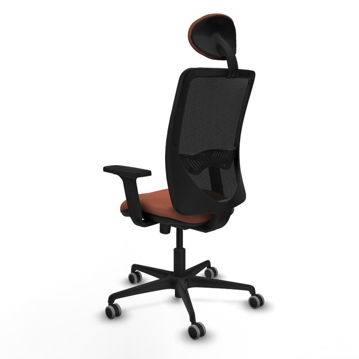 PIQUERAS Y CRESPO Silla de oficina Zulema con mecanismo Sincro, Marrón y Negro PIQUERAS Y CRESPO Silla de oficina Zulema con mecanismo Sincro, Marrón y Negro