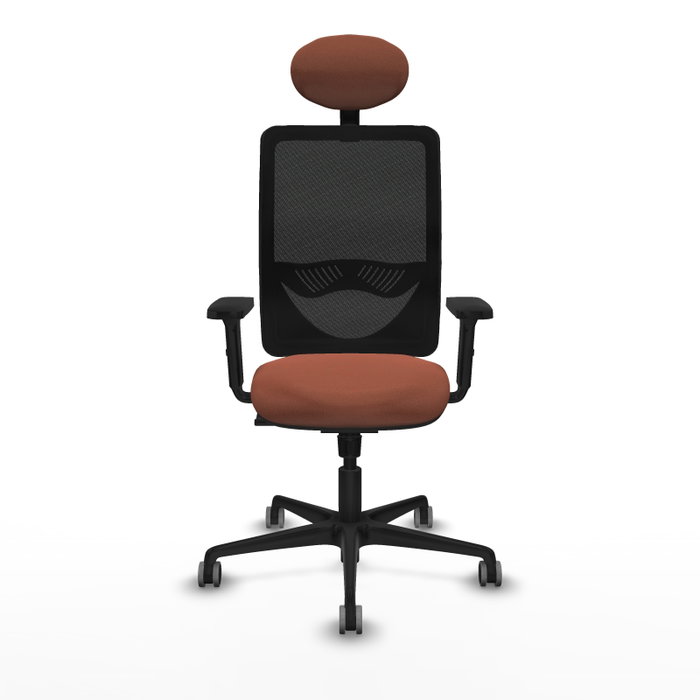 PIQUERAS Y CRESPO Silla de oficina Zulema con mecanismo Sincro, Marrón y Negro PIQUERAS Y CRESPO Silla de oficina Zulema con mecanismo Sincro, Marrón y Negro