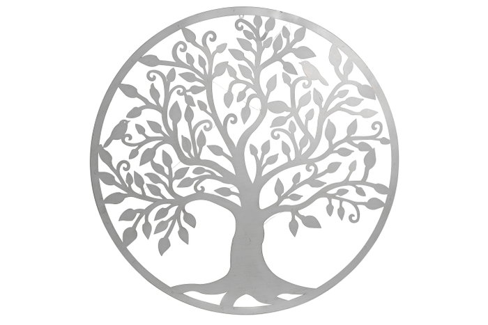 DKD Home Decor Escultura de Pared LED Árbol Blanco 60x60 cm DKD Home Decor Escultura de Pared LED Árbol Blanco 60x60 cm