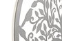 DKD Home Decor Escultura de Pared LED Árbol Blanco 60x60 cm