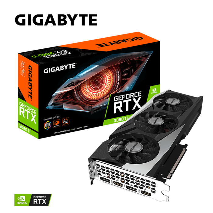 GIGABYTE GAMING GeForce RTX 3060 Ti OC 8G (rev. 2.0) 8 GB GDDR6