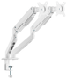 Aisens DT32TSR-439 Soporte de Mesa para 2 Monitores/TV 17-32 Pulgadas Blanco