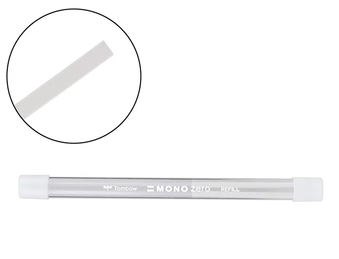 Tombow Recambio para Lápiz Borrador Mono Zero Rectangular 2,5x5mm