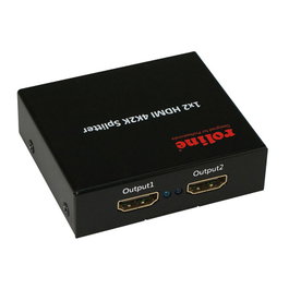 ROLINE Divisor de Video HDMI 4K 2x HDMI Negro