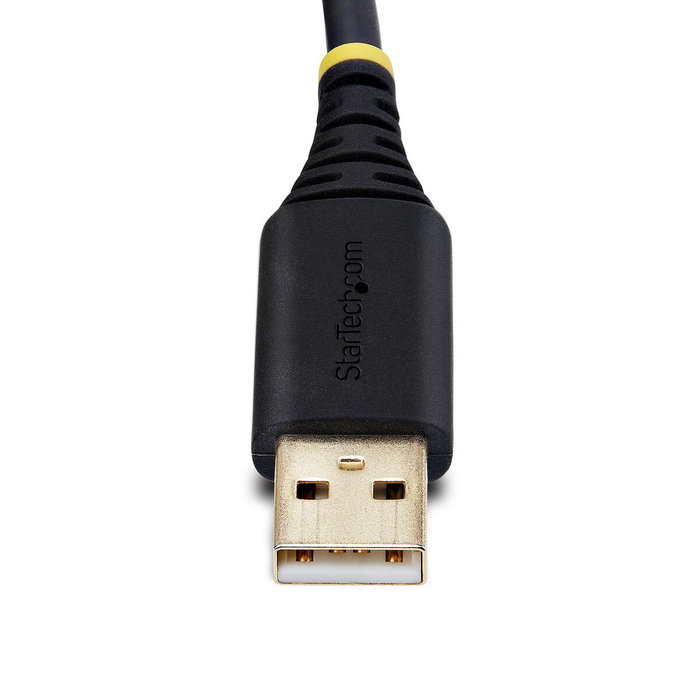 StarTech.com Cable Adaptador USB a Serie RS-232 DB-9, 3m, Negro