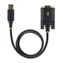 StarTech.com Cable Adaptador USB a Serie RS-232 DB-9, 3m, Negro