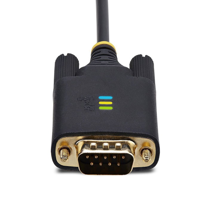 StarTech.com Cable Adaptador USB a Serie RS-232 DB-9, 3m, Negro