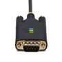 StarTech.com Cable Adaptador USB a Serie RS-232 DB-9, 3m, Negro