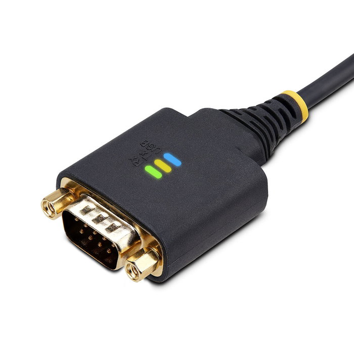 StarTech.com Cable Adaptador USB a Serie RS-232 DB-9, 3m, Negro