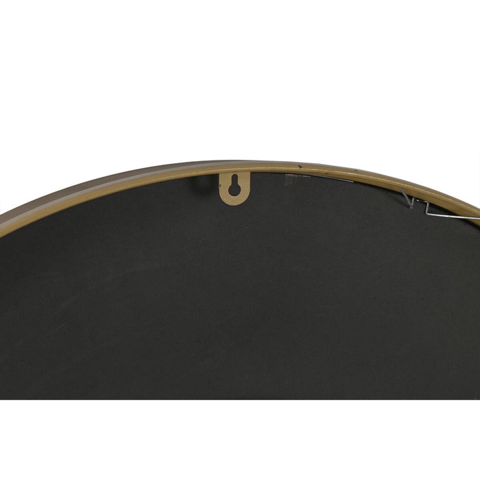 DKD Home Decor Reloj de Pared Metal y Cristal Negro