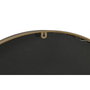 DKD Home Decor Reloj de Pared Metal y Cristal Negro
