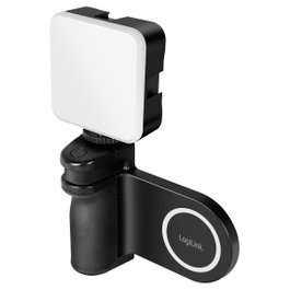LogiLink Soporte magnético para teléfono con luz de relleno LED