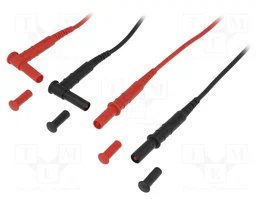 CHAUVIN ARNOUX Juego de cables de prueba 15A, 1,5m