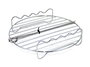 Inde - Rejilla Red con 3 Pinchos para Airfryer, Parrilla de Aire Caliente 19.5x19.5x5 cm (12 Unidades)