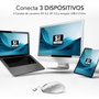 Subblim Comfort Ergo Dual Ratón Ergonómico Inalámbrico Blanco